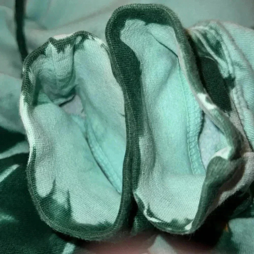 Jeffree Star Fashion Blood Money Tie-Dyed Green Hooded Sweatshirt Medium - Picture 6 of 14